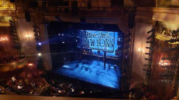 St. James Theatre, section: Balcony R, row: A, seat: 24