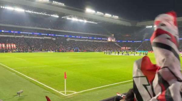 Philips Stadion, section: U, row: 3