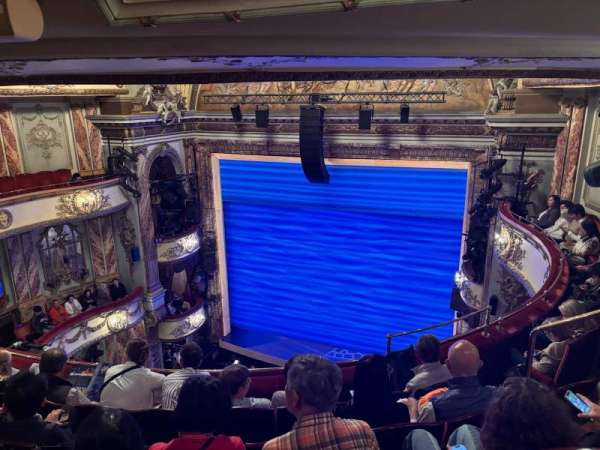 Novello Theatre, section: Grand Circle, row: E, seat: 3