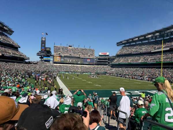 Lincoln Financial Field, section: 108, row: 18, seat: 1