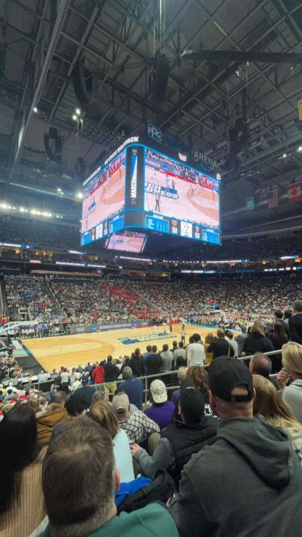 PPG Paints Arena, section: 114, row: R, seat: 6
