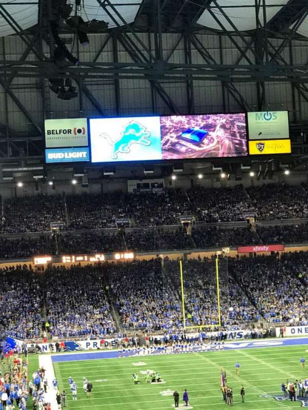 Ford Field, section: 216, row: 1, seat: 8