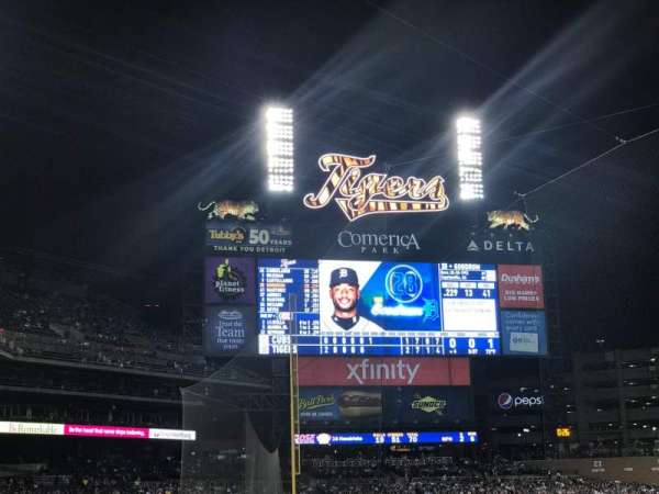 Comerica Park, section: 132, row: 23, seat: 4