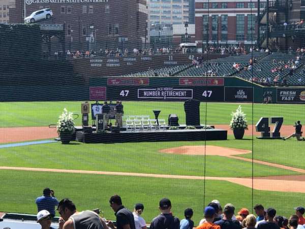 Comerica Park, section: 132, row: 29, seat: 12