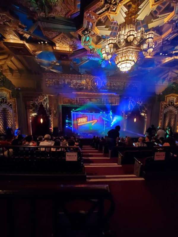 Hollywood Pantages Theatre, section: Mezzanine LC, row: J, seat: 301
