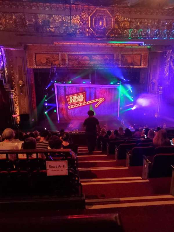 Hollywood Pantages Theatre, section: Mezzanine LC, row: J, seat: 301