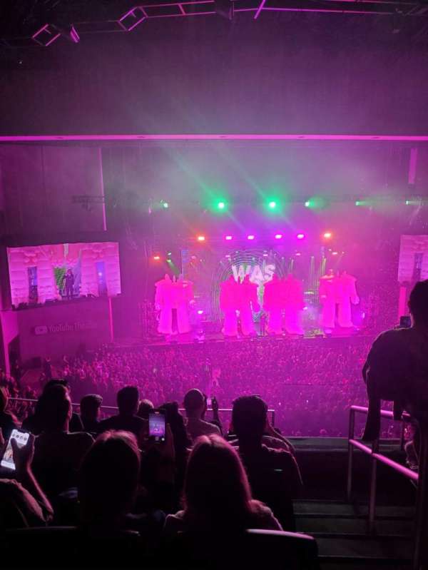 YouTube Theater, section: 203, row: F, seat: 22