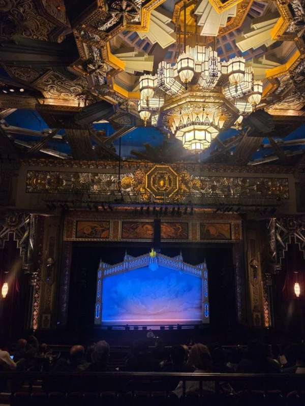 Hollywood Pantages Theatre, section: Mezzanine C, row: J, seat: 112