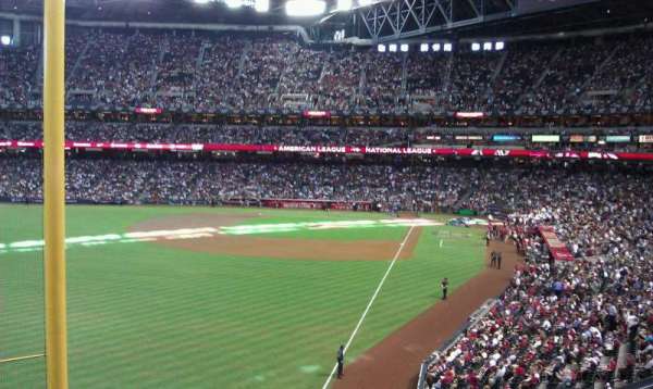 Chase Field, section: 222, row: 1, seat: 6