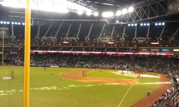 Chase Field, section: 222, row: 2, seat: 4