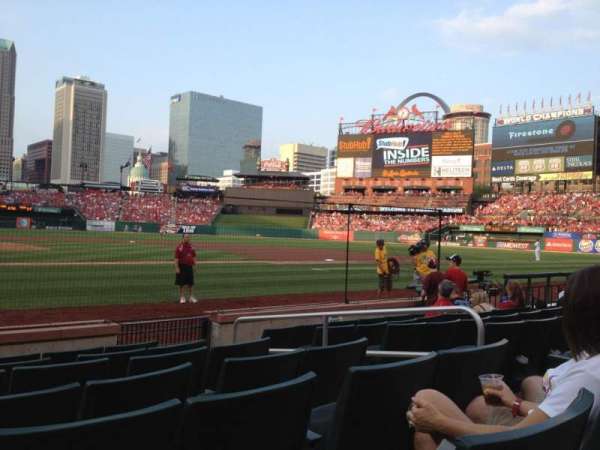 Busch Stadium, section: 2, row: G, seat: 9