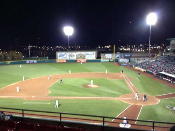 Hammons Field, section: AA, row: 5, seat: 3