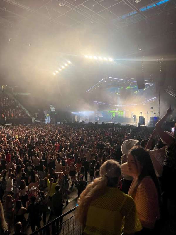 AO Arena, section: 114, row: J, seat: 7