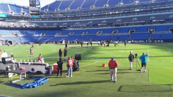 M&T Bank Stadium, section: 152, row: 4, seat: 1