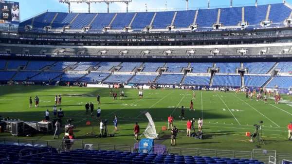 M&T Bank Stadium, section: 124, row: 18, seat: 8