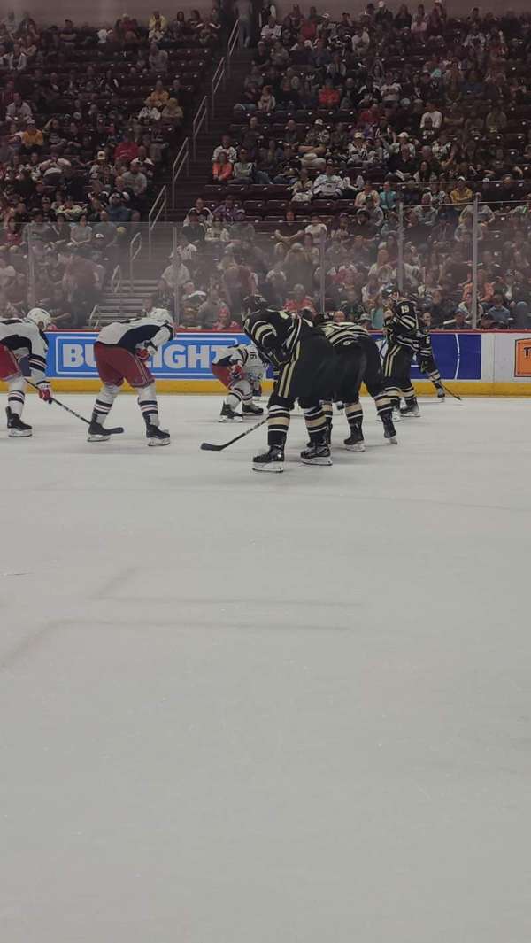 Giant Center, section: 109, row: A, seat: 1
