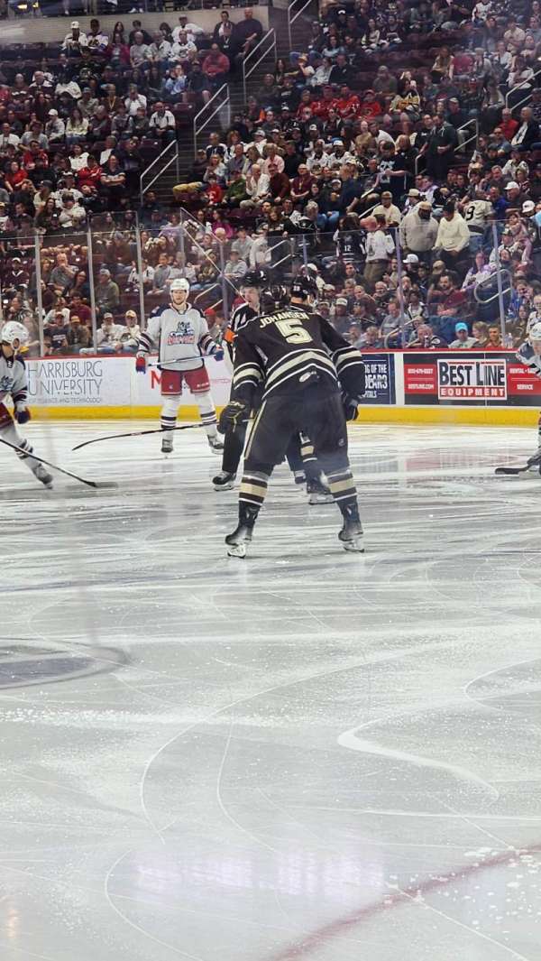 Giant Center, section: 109, row: A, seat: 1