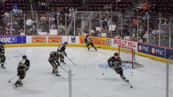 Giant Center, section: 109, row: G, seat: 1