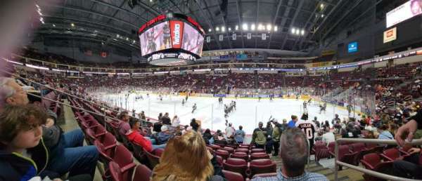 Giant Center, section: 109, row: G, seat: 1