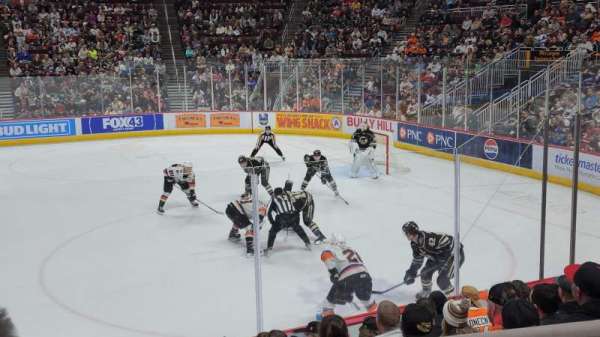 Giant Center, section: 109, row: G, seat: 1