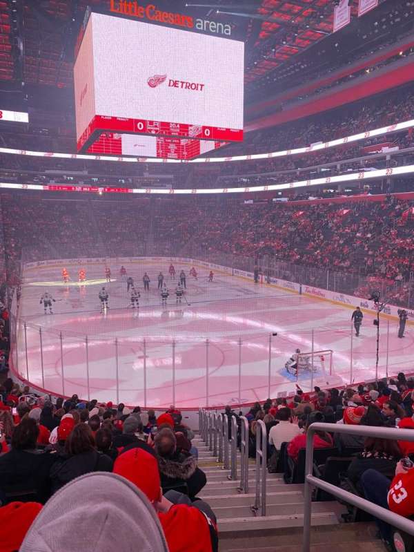 Little Caesars Arena, section: 117, row: 16, seat: 1