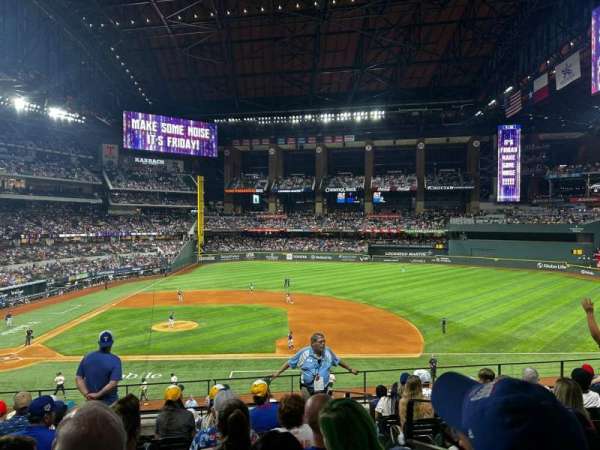 Globe Life Field, section: 119, row: 8, seat: 20