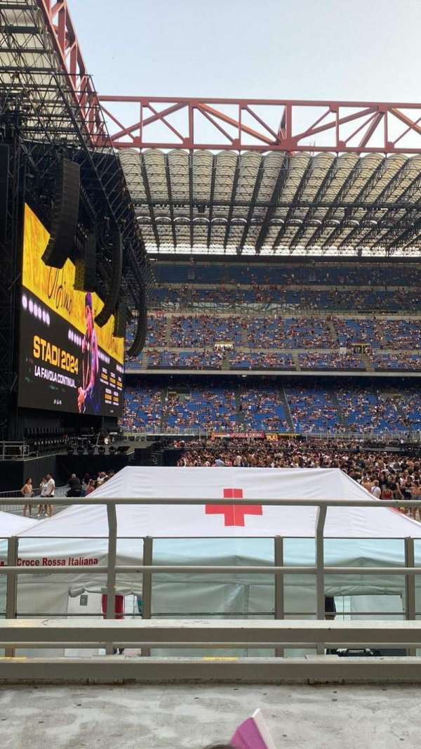 San Siro, section: 145, row: 2, seat: 20