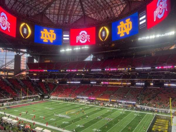Mercedes-Benz Stadium, section: 232, row: 1, seat: 3