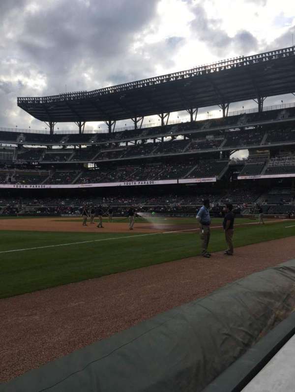 Truist Park, section: 37, row: 1, seat: 11