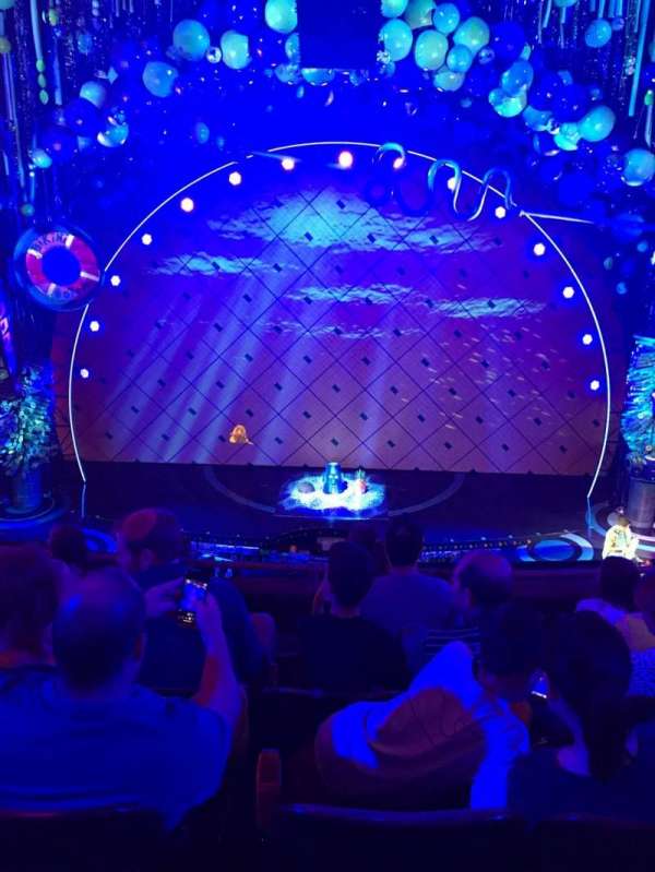 Palace Theatre, Broadway, section: Mezzanine C, row: D, seat: 107