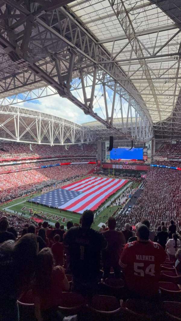 State Farm Stadium, section: 423, row: 10, seat: 10