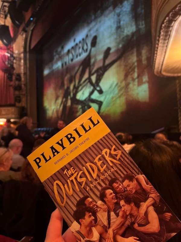 Bernard B. Jacobs Theatre, section: Orchestra R, row: G, seat: 18