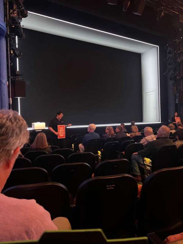 Hayes Theater, section: Orchestra L, row: K, seat: 7