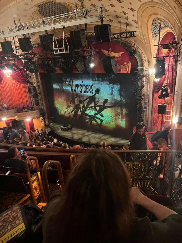 Bernard B. Jacobs Theatre, section: Mezzanine R, row: J, seat: 30
