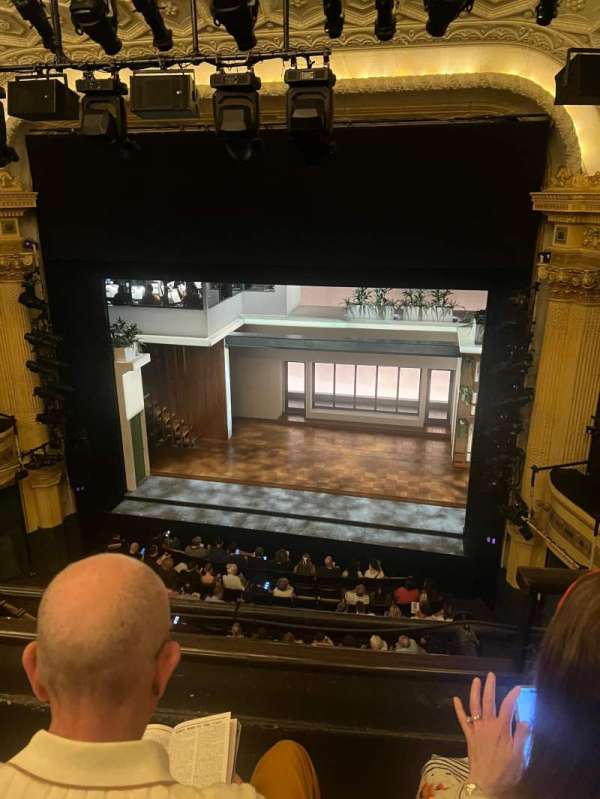Hudson Theatre, section: Balcony C, row: B, seat: 112