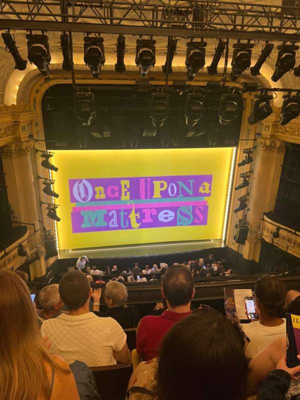 Hudson Theatre, section: Balcony C, row: D, seat: 104