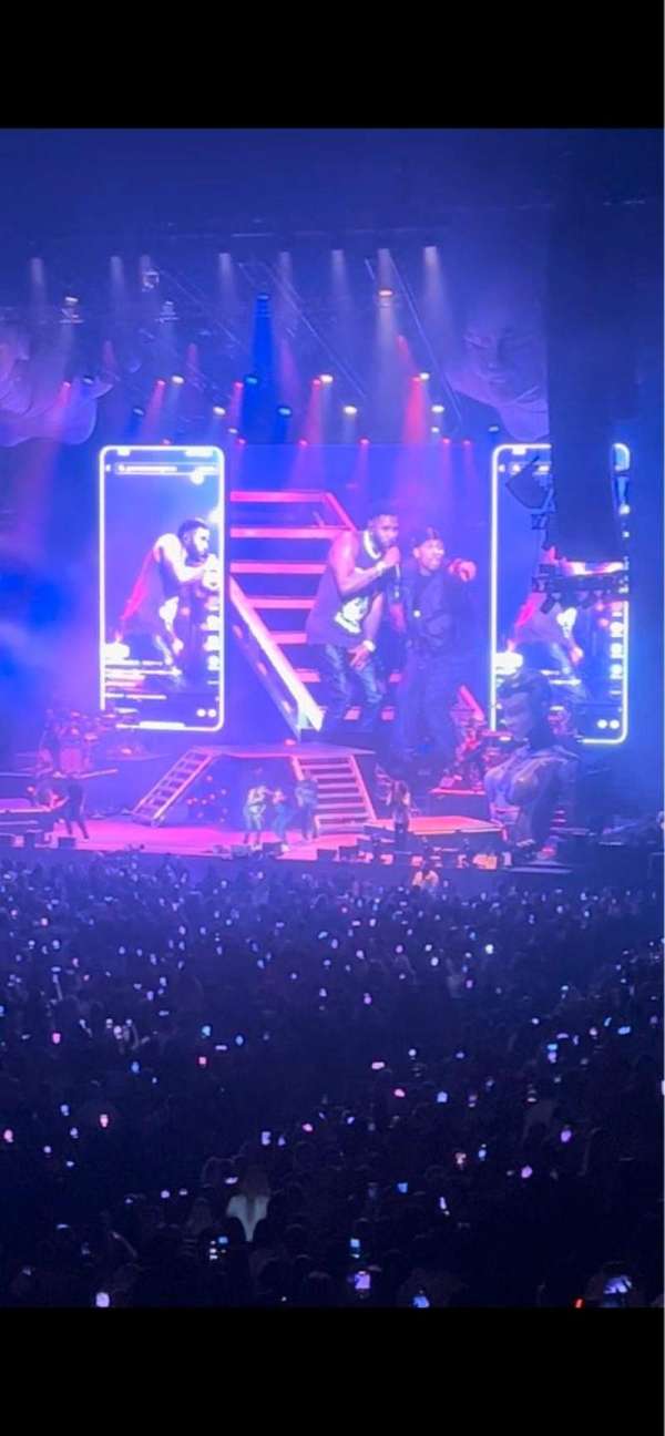 The O2, London, section: 109, row: Y, seat: 270