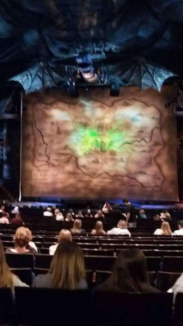 Gershwin Theatre, section: Orchestra C, row: Q, seat: 115