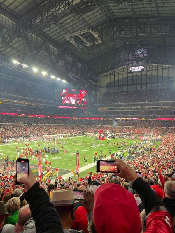 Lucas Oil Stadium, section: 148, row: 30N, seat: 27