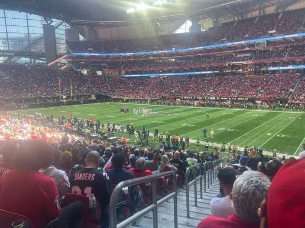 Mercedes-Benz Stadium, section: 124, row: 28, seat: 24