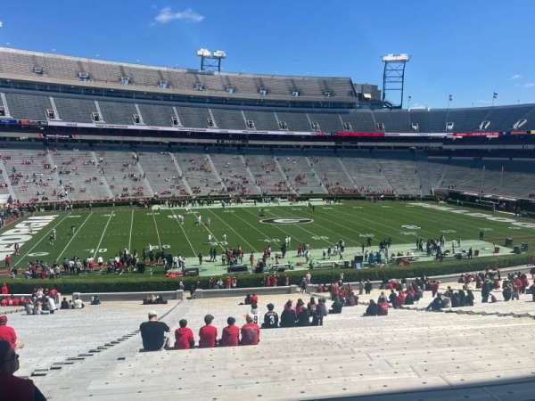 Sanford Stadium, section: 133, row: 55, seat: 25