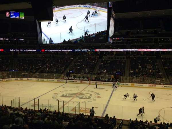 Ball Arena, section: 122, row: 20, seat: 1