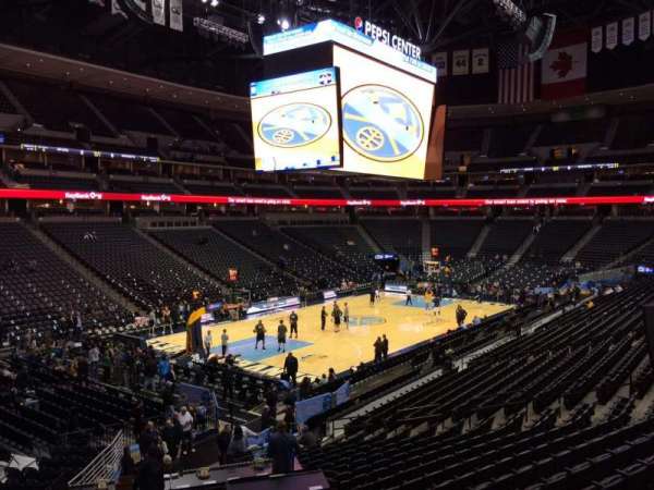 Ball Arena, section: 130, row: 19, seat: 26