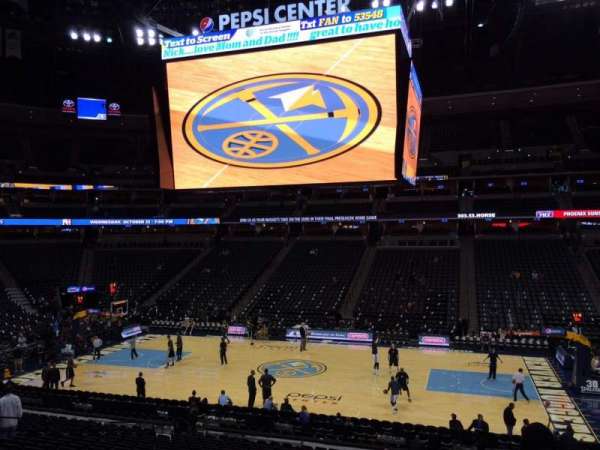 Ball Arena, section: 122, row: 22, seat: 18