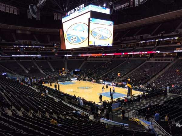Ball Arena, section: 118, row: 22, seat: 20