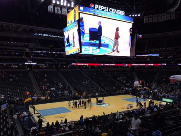 Ball Arena, section: 104, row: 22, seat: 18
