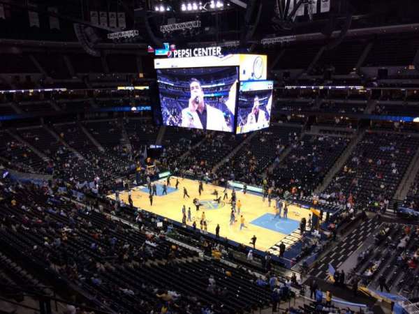 Ball Arena, section: 333, row: 1, seat: 20
