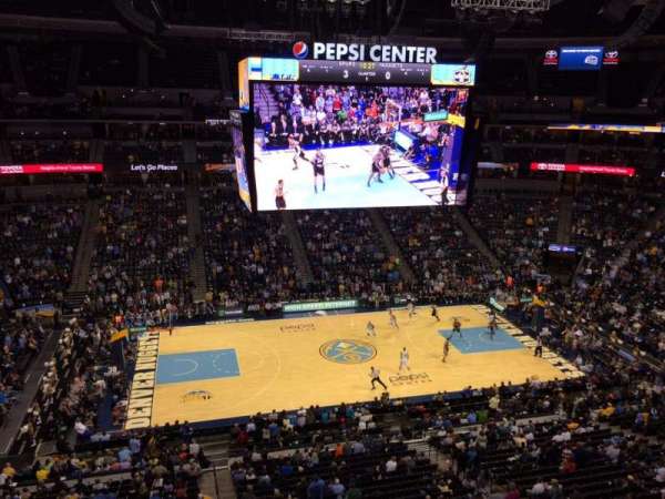 Ball Arena, section: 343, row: 3, seat: 20