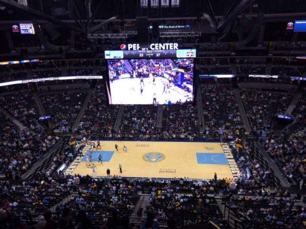 Ball Arena, section: 302, row: 12, seat: 1