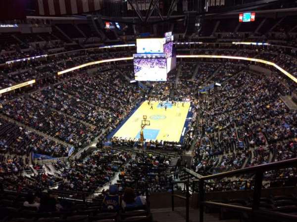 Ball Arena, section: 320, row: 12, seat: 1